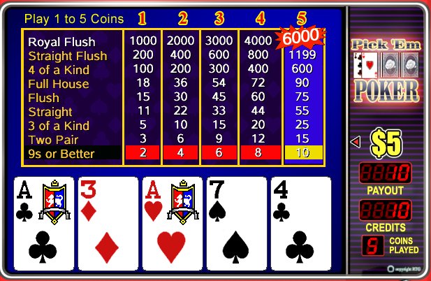 Pickem Poker - $10 No Deposit Casino Bonus
